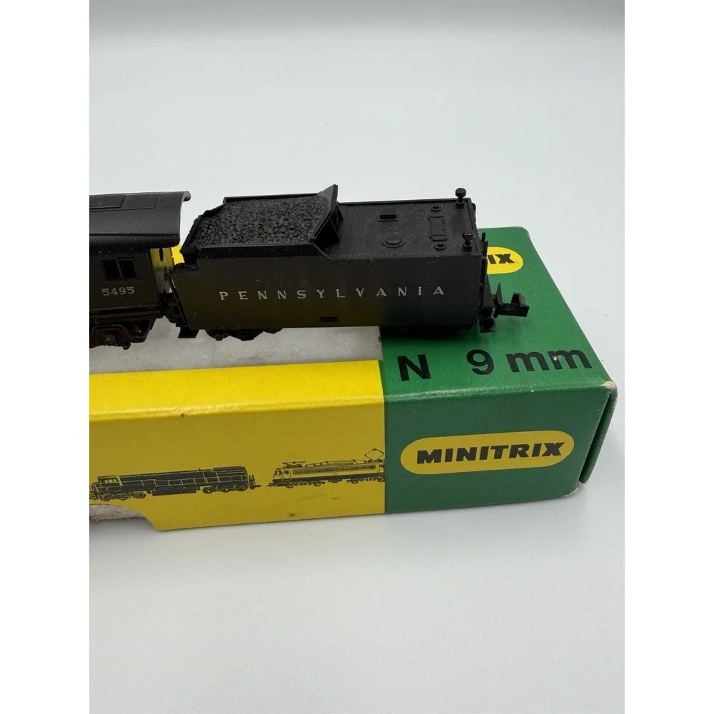 Minitrix N Scale Pennsylvania 5495 Steam Loco 1970 Trix Germany 9mm